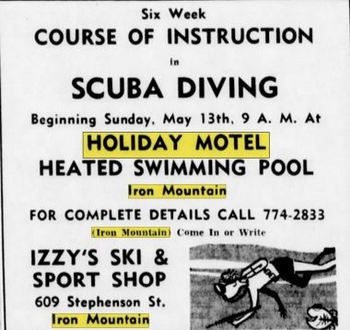 Holiday Motel (Econo Lodge Inn & Suites) - May 1962 Ad (newer photo)